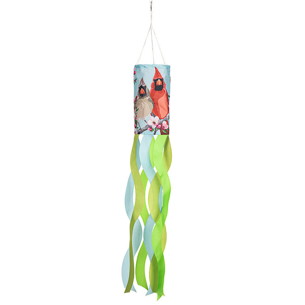 Evergreen Windsock - Cardinal Couple