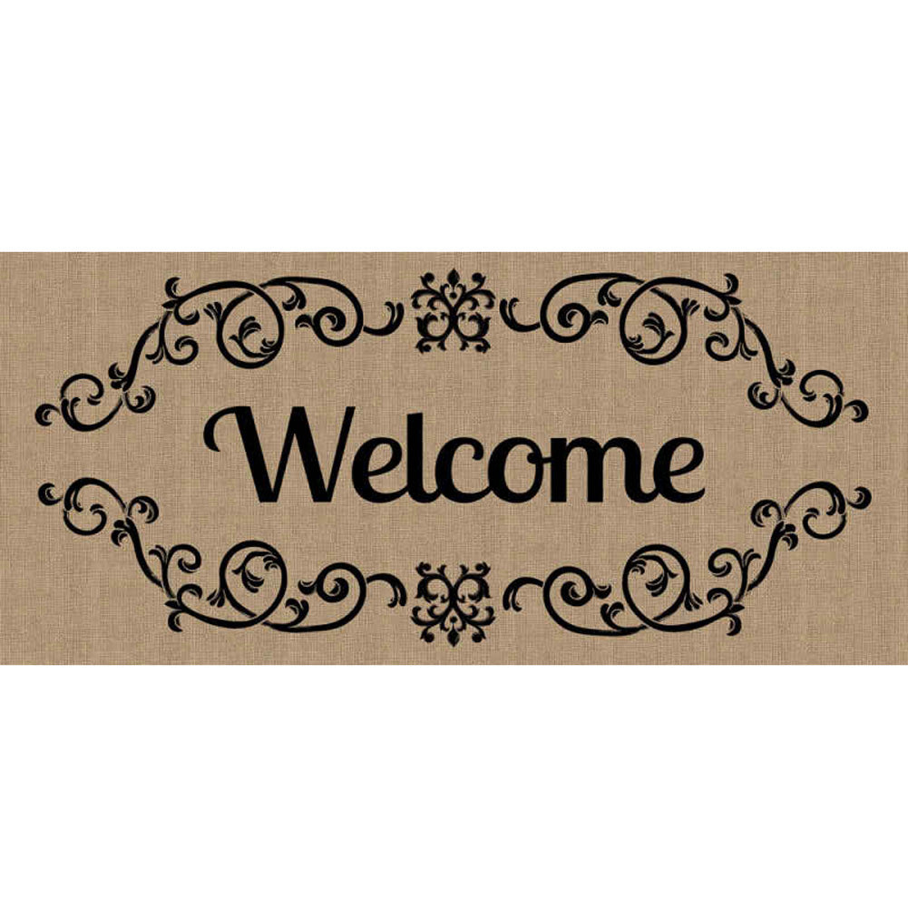 Evergreen Welcome Scroll Sassafras Switch Mat