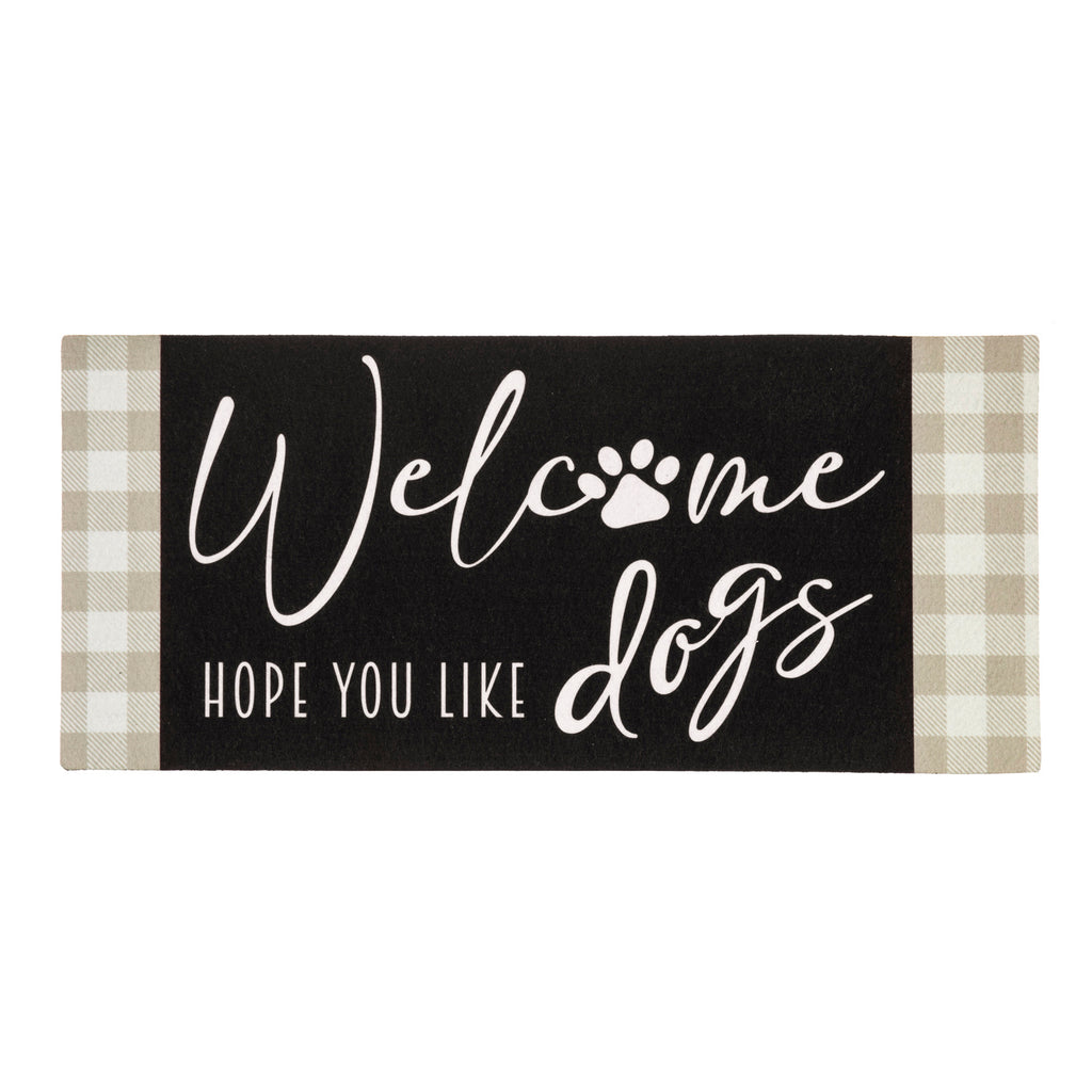 Evergreen Dogs and Check Sassafras Switch Mat