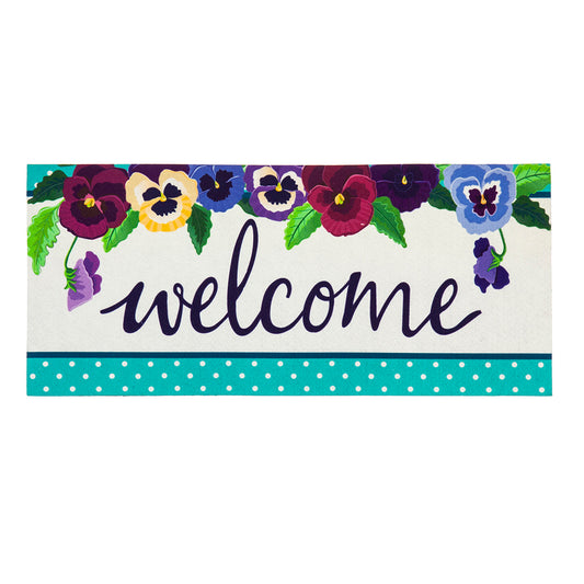 Evergreen Sassafras Switch Mat - Pansy Garden
