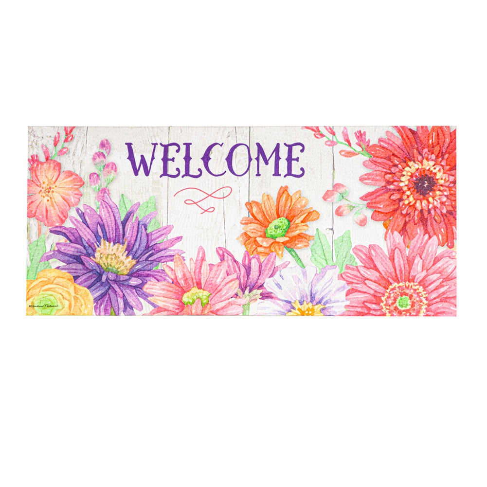 Evergreen Sassafras Switch Mat - Welcome Home Spring
