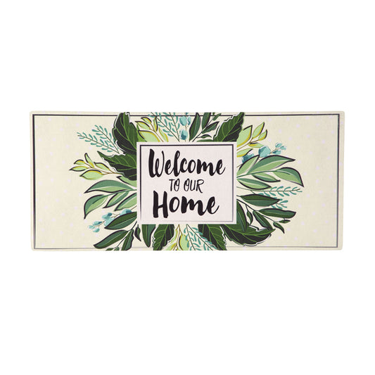 Evergreen Welcome To Our Home Sassafras Switch Mat