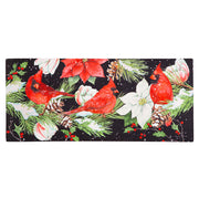 Evergreen Sassafras Switch Mat - Joyful Cardinal Winter Visit