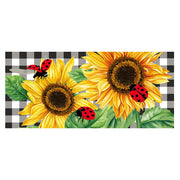 Evergreen Sunflower Ladybugs Sassafras Switch Mat