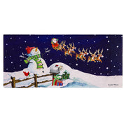 Evergreen Santa & Snowman Sassafras Switch Mat