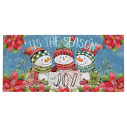 Evergreen Christmas Cheer Snowmen Sassafras Switch Mat