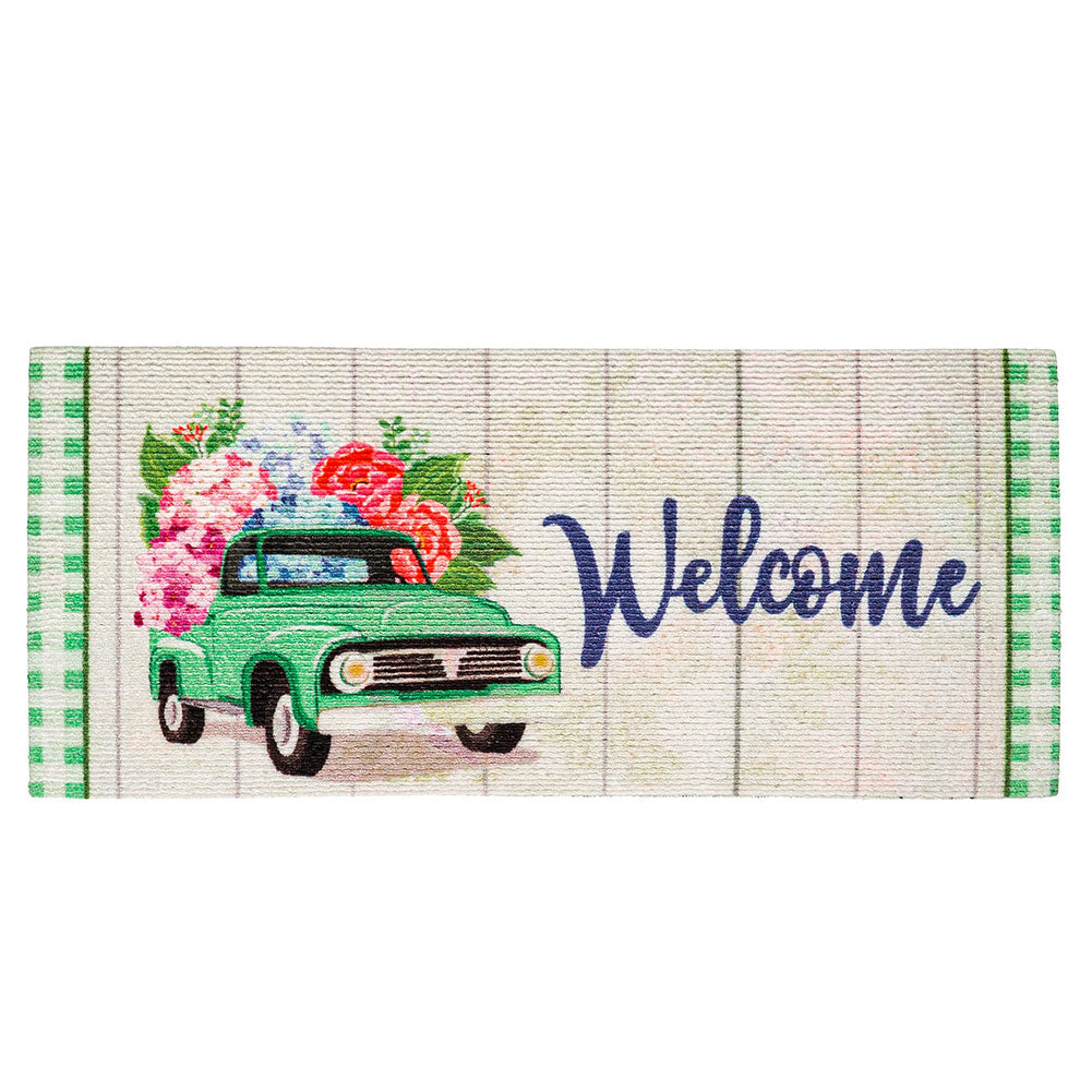 Evergreen Spring Flower Delivery Textured Sassafras Switch Mat