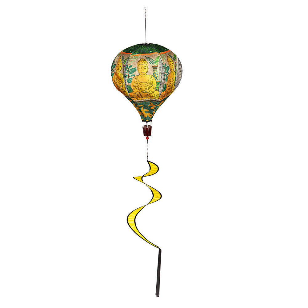 Buddha Burlap Balloon Spinner (55