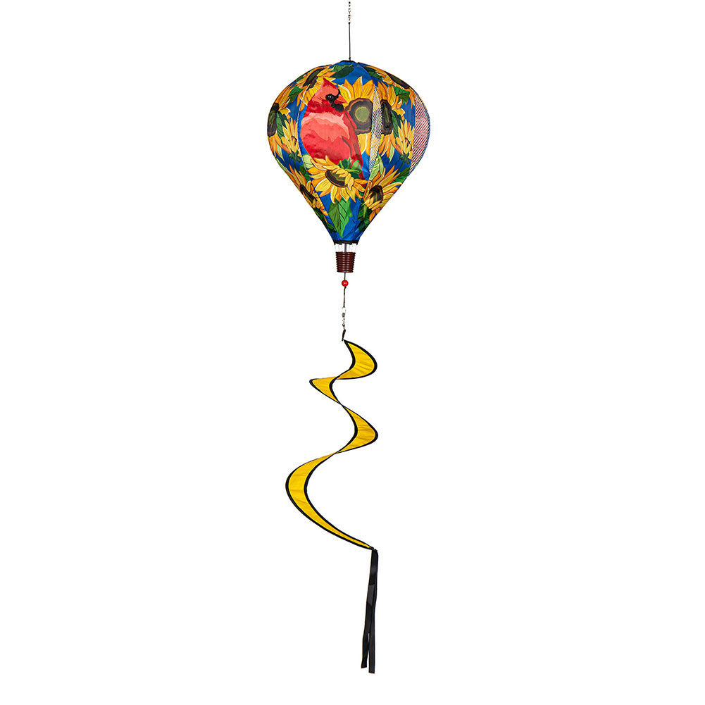 Sunflower Cardinal Balloon Spinner