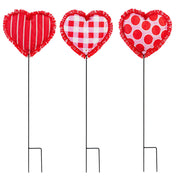 Evergreen Love Grows Forever Fabric Stakes (3/pack)