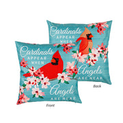 Evergreen Angels Appear Pillow Cover