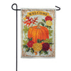 Evergreen Vintage Welcome Autumn Applique Garden Flag