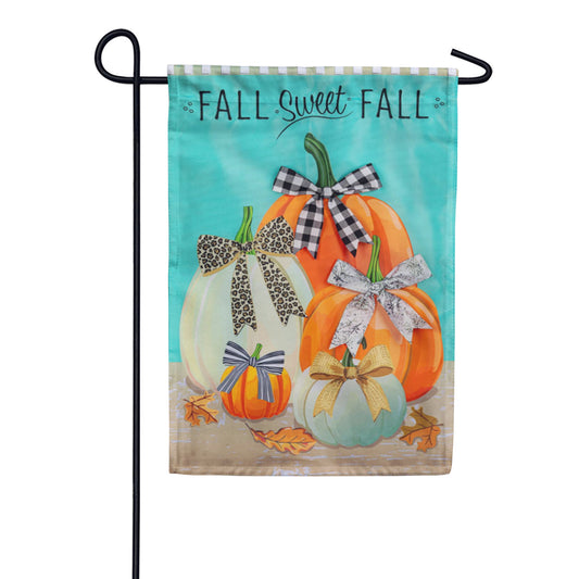 Evergreen Fall Sweet Fall Applique Garden Flag