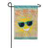 Evergreen Burlap Garden Flag - HOT HOT HOT Sunshine