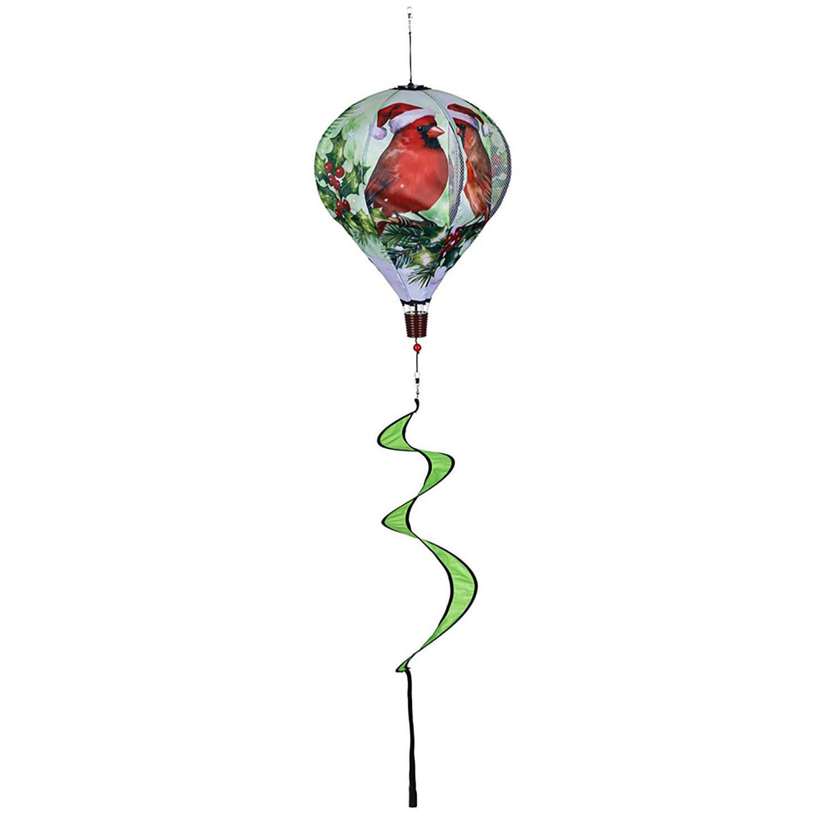Evergreen Snowbirds Love Warms Winter Balloon Spinner
