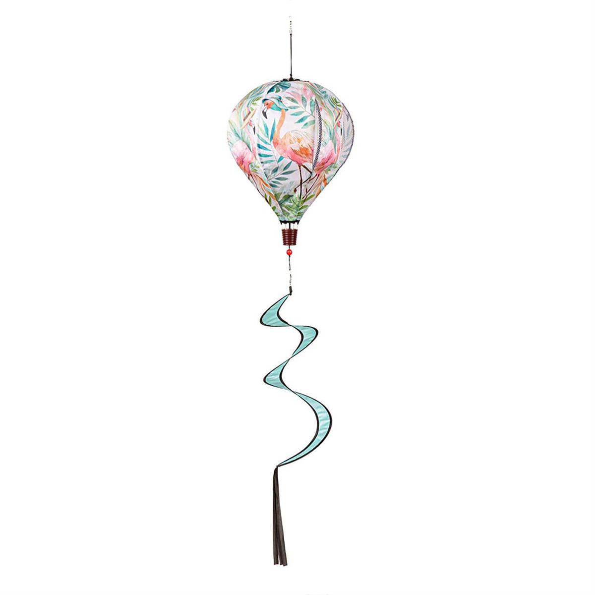 Evergreen Balloon Spinner - Palm Beach Flamingos