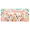 Evergreen Palm Beach Flamingo Flocked Coir Switch Mat