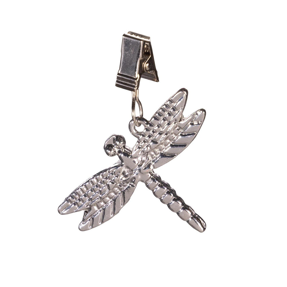 Evergreen Metal Flag Clip - Spring Dragonfly