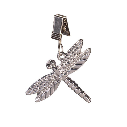 Evergreen Metal Flag Clip - Spring Dragonfly