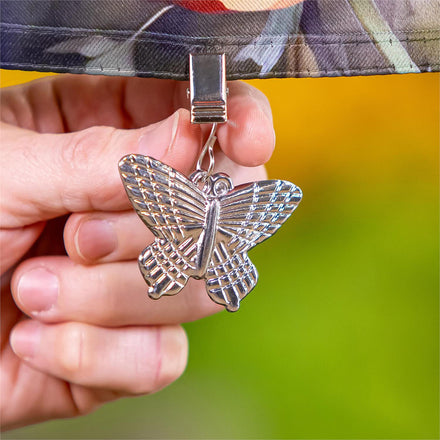 Evergreen Metal Flag Clip - Butterfly