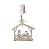 Evergreen Metal Flag Weight - Nativity