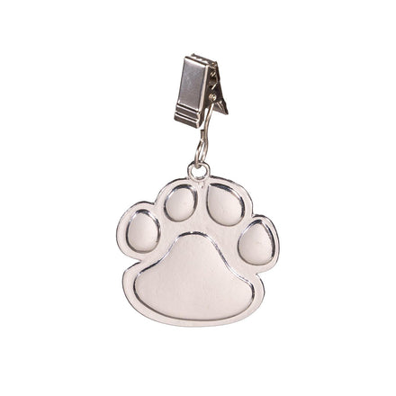Evergreen Metal Flag Clip - Paw Print