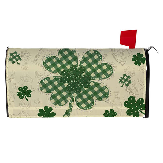 Evergreen Lucky Clover Mailbox Cover