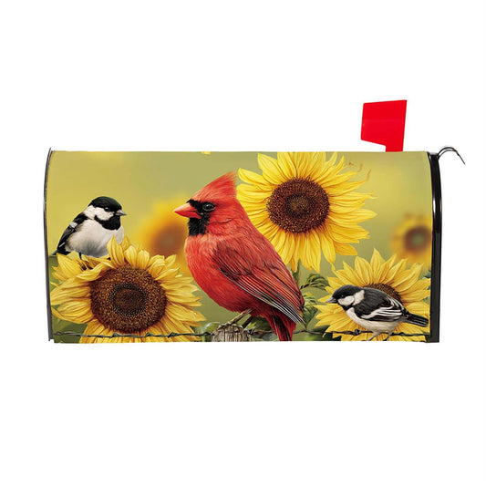Evergreen Mailbox Cover - Sunflower Days