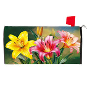 Evergreen Colorful Daylily Mailbox Cover