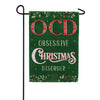 Evergreen Moire Garden Flag - Obsessive Christmas Disorder