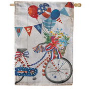 Evergreen American Classic Bicycle Moire House Flag