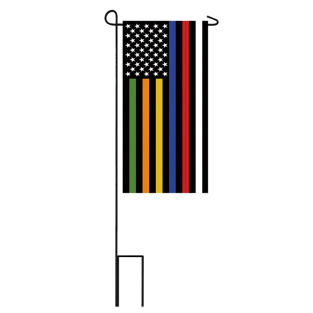 Evergreen Responders Mini Flag with Stand