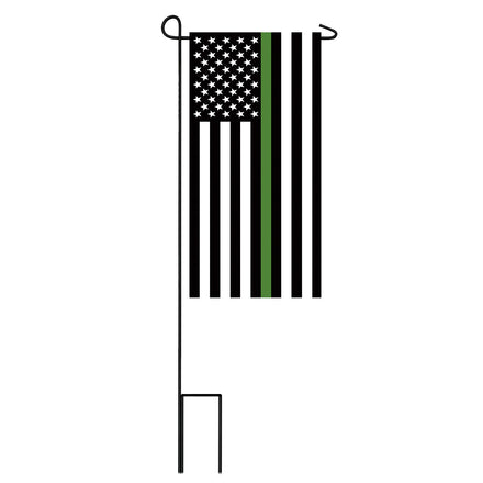 Evergreen Responders Mini Flag with Stand