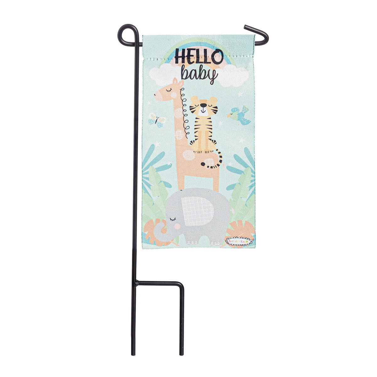 Evergreen Congrats Mini Flag with Stand