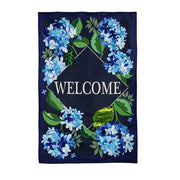 Evergreen Hydrangea Welcome Estate Flag