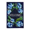 Evergreen Hydrangea Welcome Double Sided Estate Flag