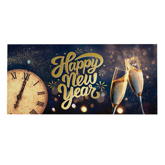 Evergreen Sassafras Switch Mat - Happy New Year Celebration