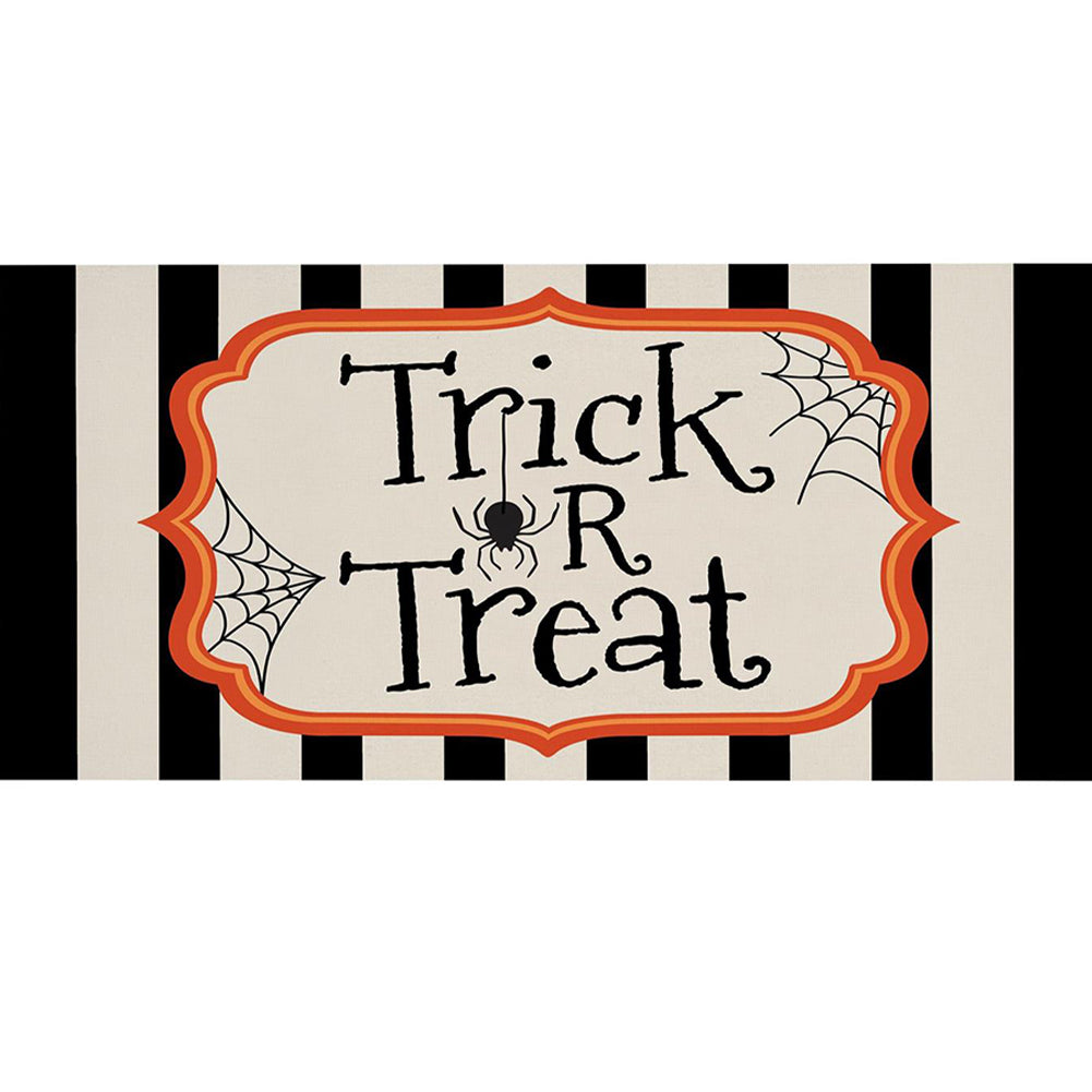 Evergreen Striped Trick or Treat Sassafras Switch Mat