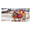 Evergreen Sassafras Switch Mat - Holly Homestead Cozy Hens