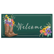Evergreen Sassafras Switch Mat -Boots And Bow Floral