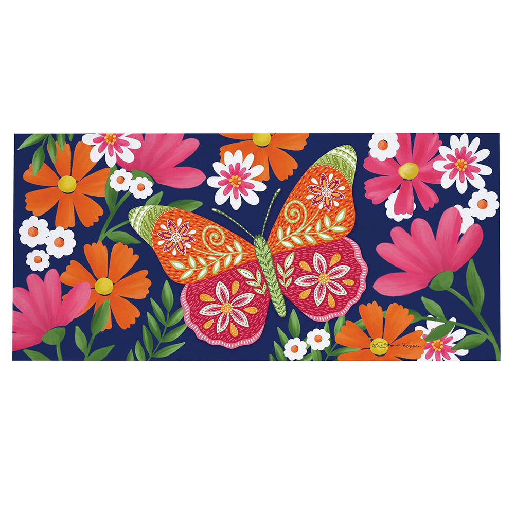 Evergreen Sassafras Switch Mat -Bloom & Burst Butterfly