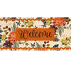Evergreen Fall Floral Welcome Sassafras Switch Mat