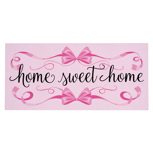 Evergreen Sassafras Switch Mat -Home Sweet Home Pink Ribbon