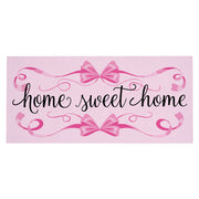 Evergreen Sassafras Switch Mat -Home Sweet Home Pink Ribbon