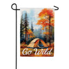 Evergreen Suede 2-Sided Garden Flag - Go Wild Camping