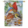 Evergreen Suede 2-Sided House Flag - Winter Gardeners