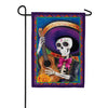 Evergreen Suede 2-Sided Garden Flag - Day Of The Dead
