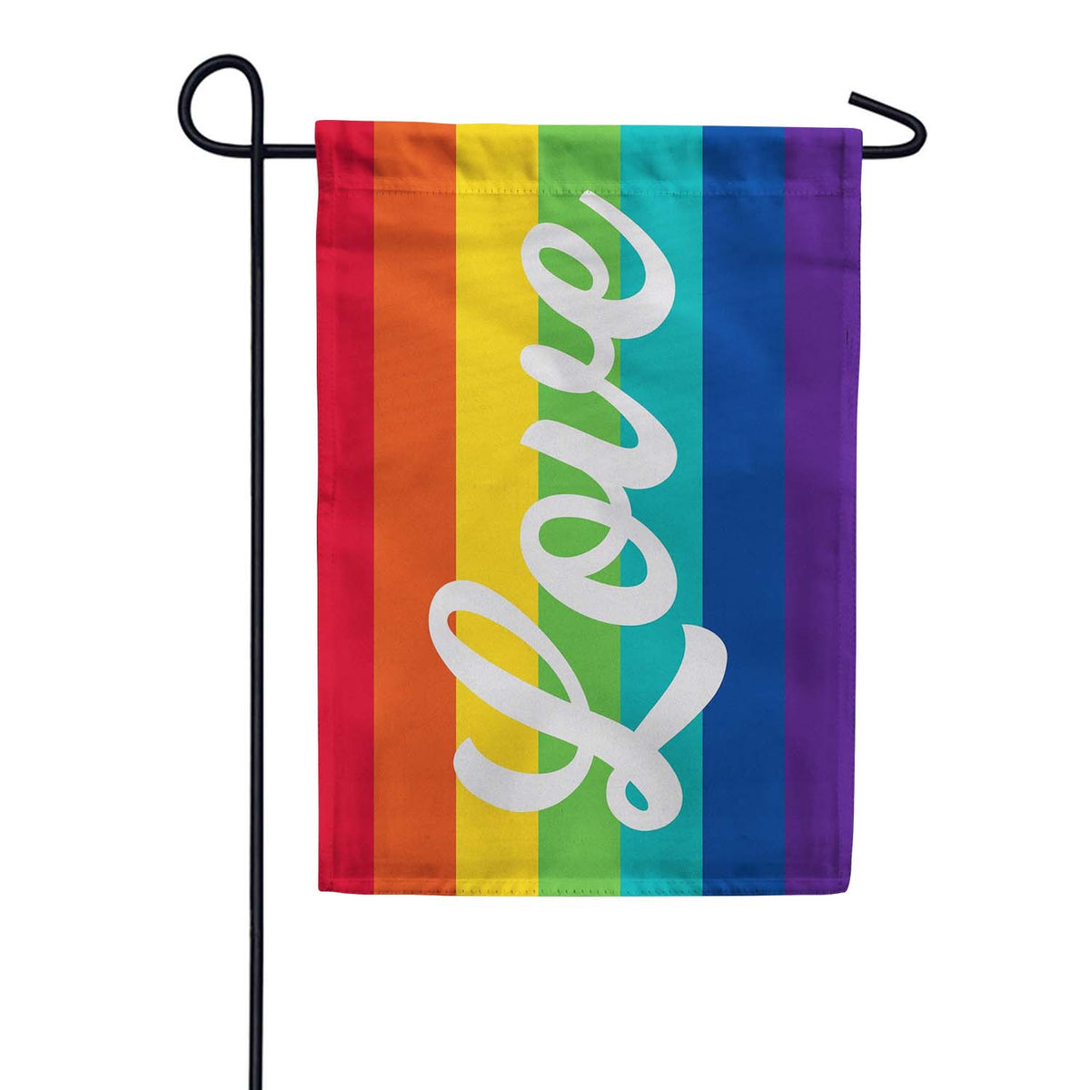 Evergreen All Love Suede 2-Sided Garden Flag
