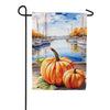 Evergreen Suede 2-Sided Garden Flag - Marina Pumpkins