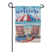 Evergreen Patriotic Paradise Garden Flag
